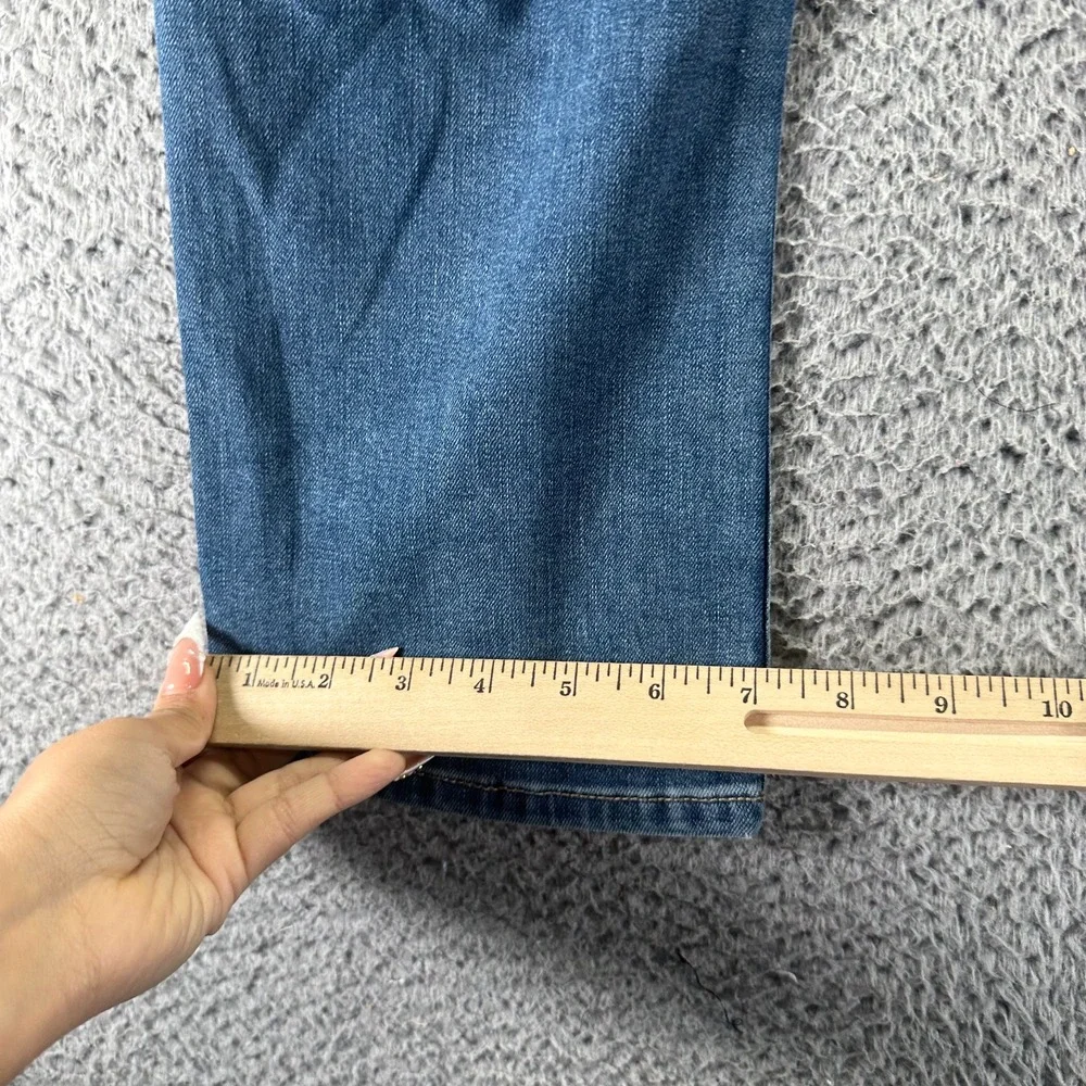 Lucky Brand Lola Jeans Womens 10 Blue Cotton Denim Ankle Straight Faded Stretch‎